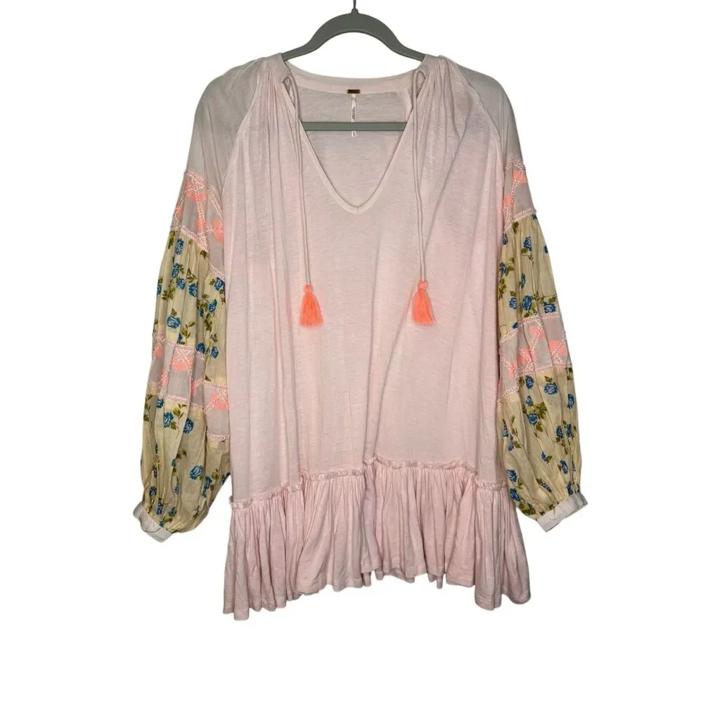 Free People Mix It Up Dress Pink Size XS